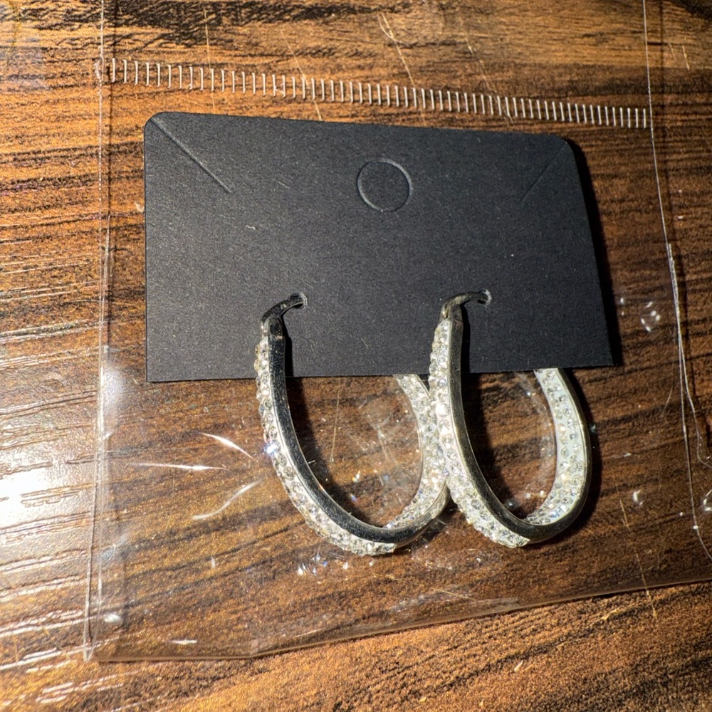 Elegant Silver Hoop Earrings